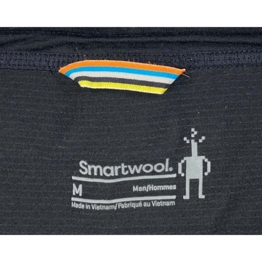 Smartwool Merino Sport Wind Tight Pants Men's Medium Black Merino Wool Blend